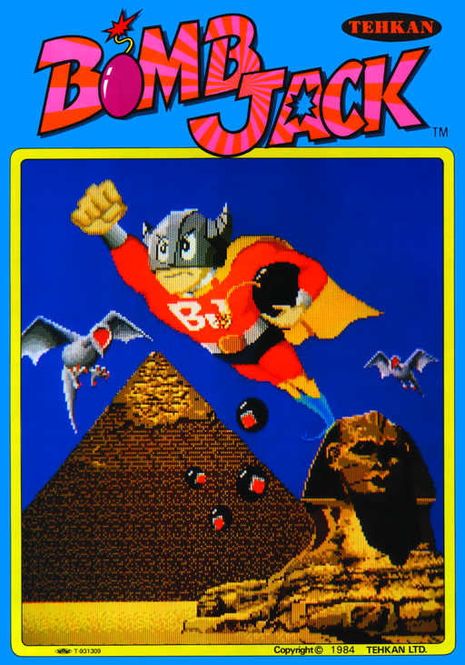 Bomb Jack (Tecfri, Spain) Arcade Game Cover